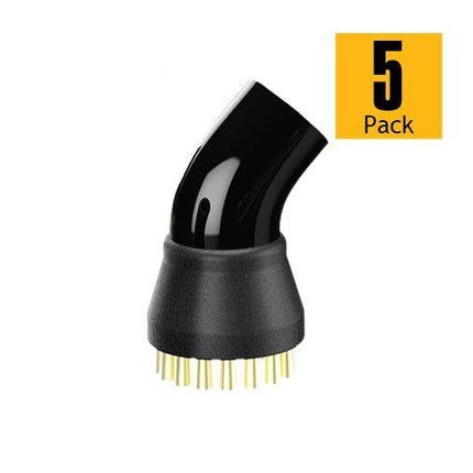 Brass brush with the logo saying 5 Pack.