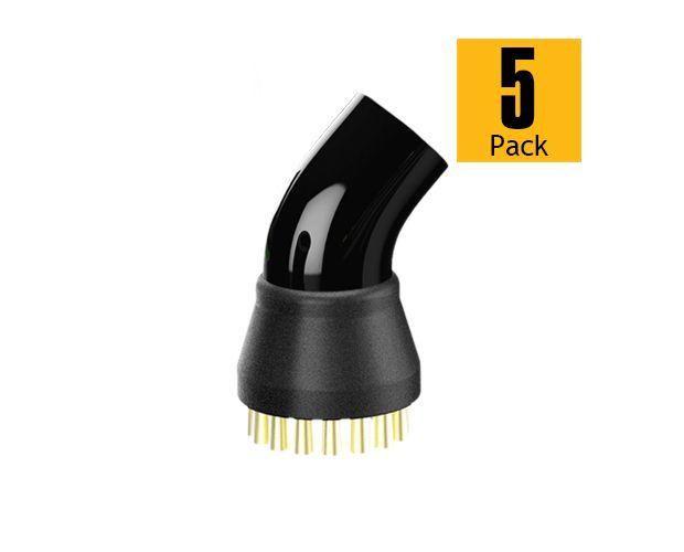 Brass brush with the logo saying 5 Pack.