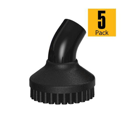 Plastic brush with the logo saying 5 Pack.