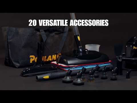 Youtube video showing the PP350 steam cleaner and the multiple uses for it.